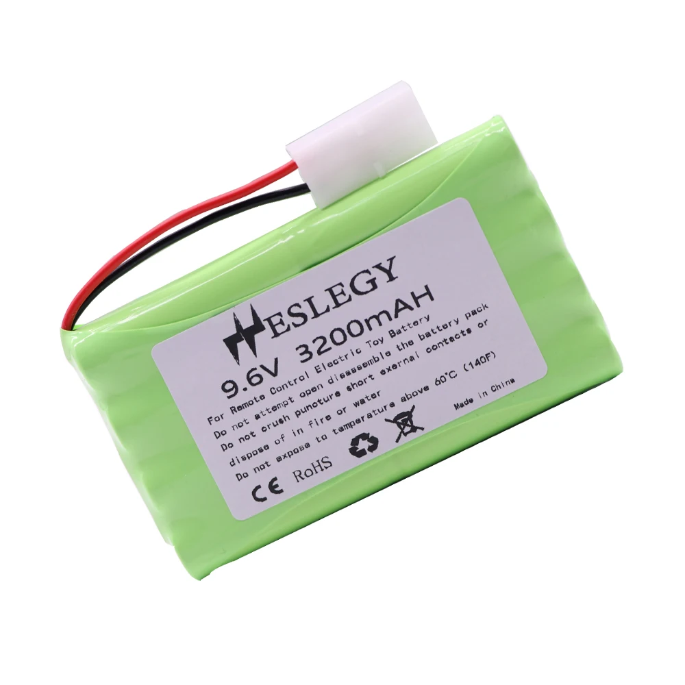 9.6V 3200mah NiMH Batteria H Modello Per Il giocattolo del Rc Auto Serbatoi Treni Robot Barche Pistole parti Ni-Mh AA pacchetto 2400mah 9.6V