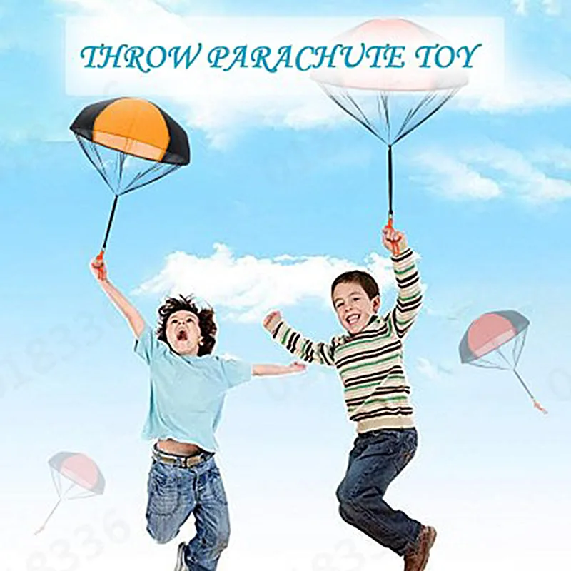 Kids Hand Throwing Parachute Toy For Children's Educational Parachute With Figure Soldier Outdoor Fun Sports Play Game