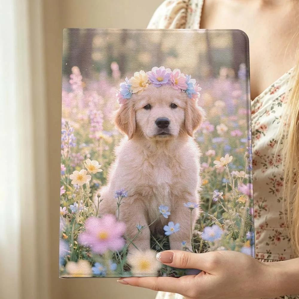 Golden Puppy Sunset Popular For Huawei MediaPad MatePad Honor Pro V6 9 V8 X9 12 X 13.3 SE 11 11.5 Inch Tablet Case