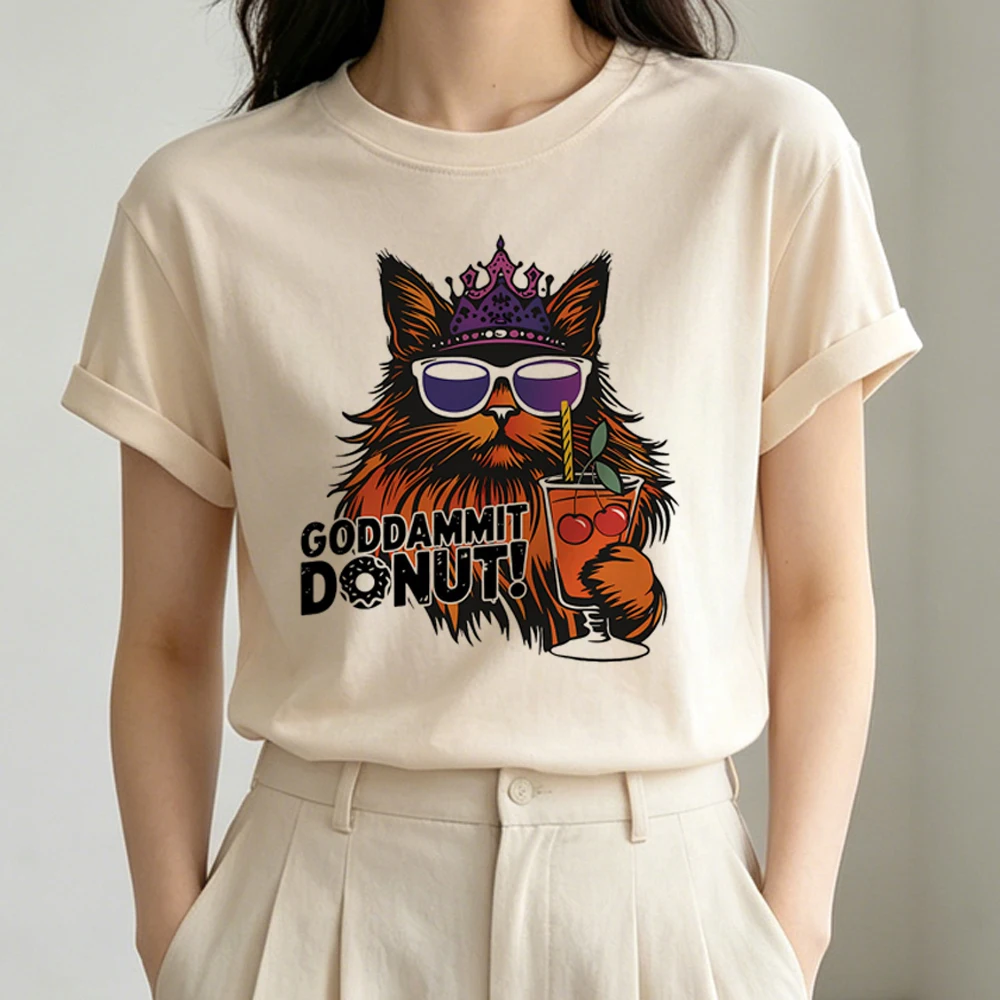 Dungeon Crawler Carl T-Shirt für Damen Y2K Psychedelic Kawaii Goth Koreanische Mode Shirt Ästhetische Grafik Emo Gothic – Detail 2