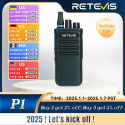 Retevis P1 DMR Digital Walkie Talkie Long Range Communication Radio Professional Walkie-Talkie UHF DMR Two-way Radio Transceiver