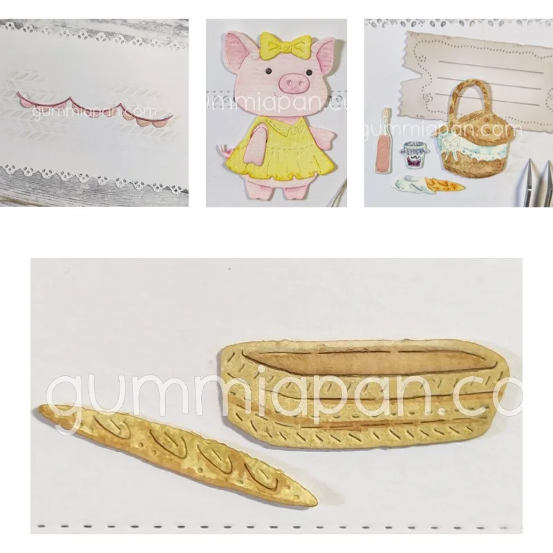 Bread Basket Ticket with Strawberry New Arrival 2025 Metal Cutting Die Scrap booking DIY Decoration Craft Embossing Stencil