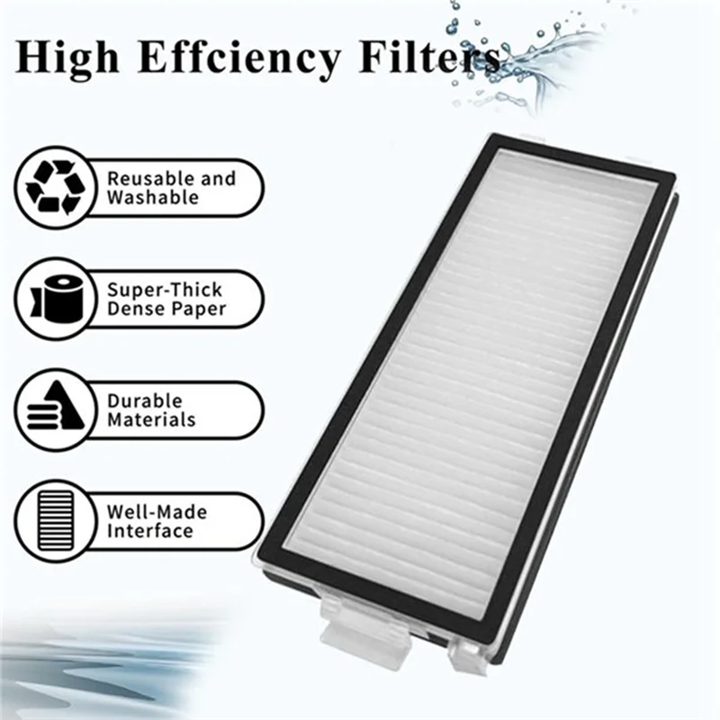 AT28-For Roborock P10S PRO / V20 Robot Dust Box With Filters Vacuum Cleaner Replacement Accessories Dust Trash Box Parts