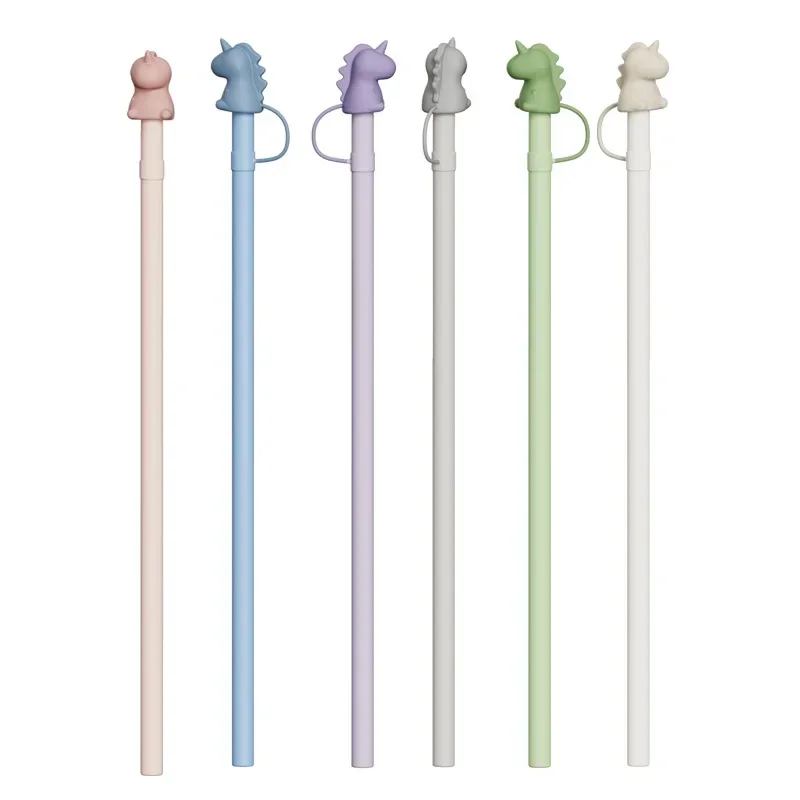 Long Silicone Straw with Cover for Stanley 40/30 Oz Tumbler Replacement Drink Accessories Durable and Flexible 32CM Long