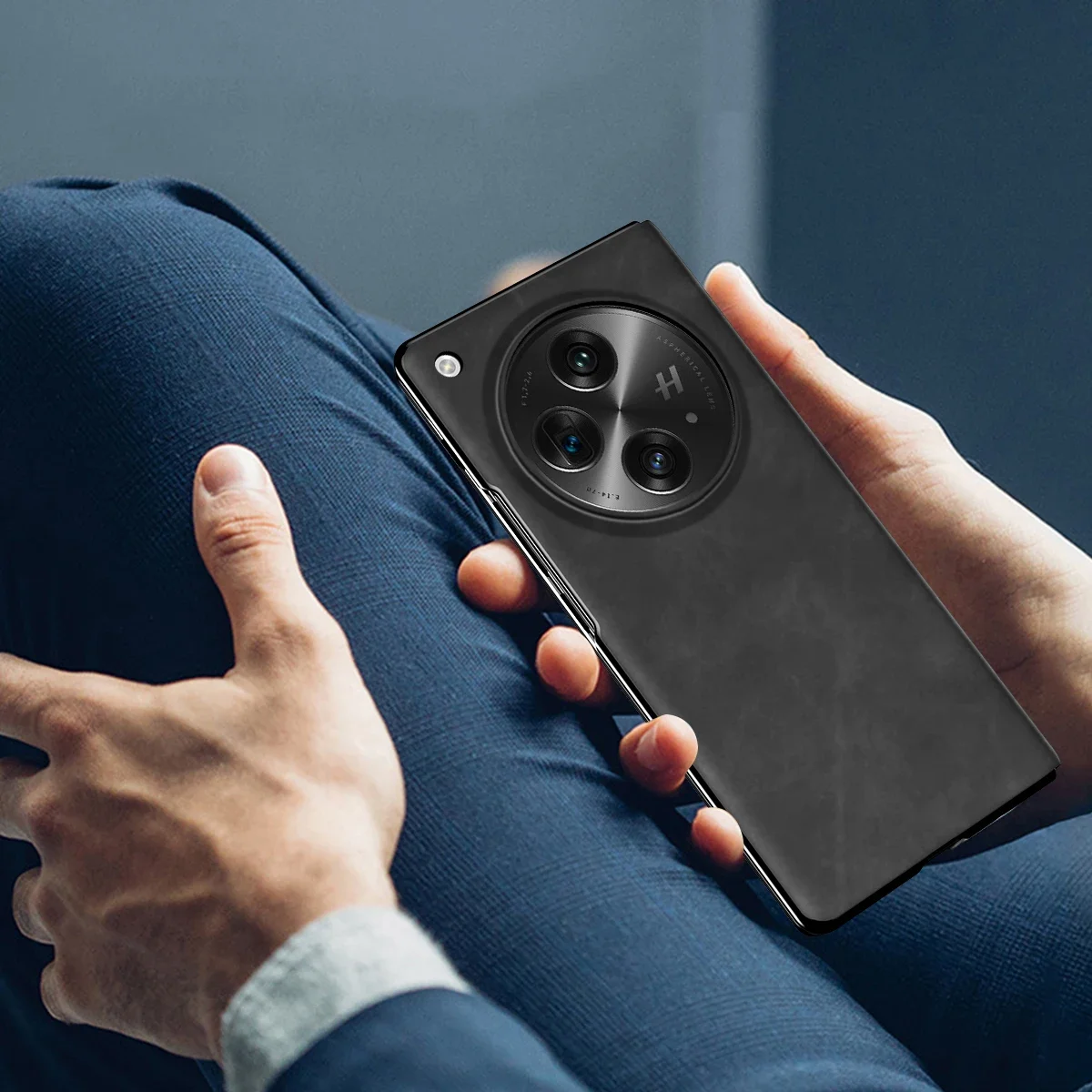 with S Pen For OnePlus Open Case Leather Magnetic Flip Stand Luxury Kickstand Protector Phone Cover For Oppo Find N3