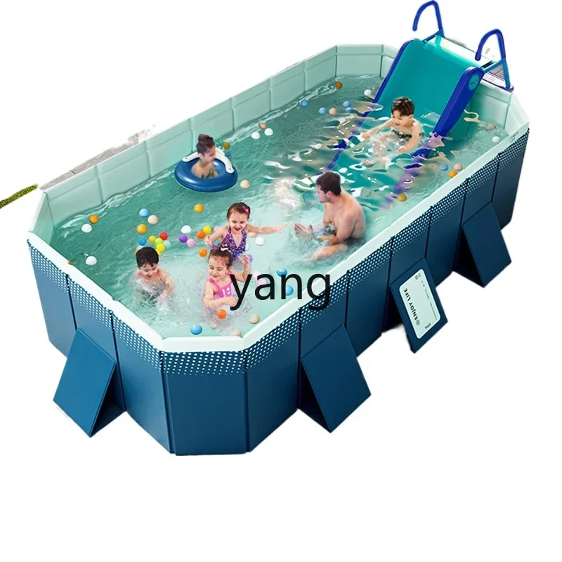 CX grande suporte piscina doméstica piscina móvel para crianças adulto parque aquático dobrável ao ar livre