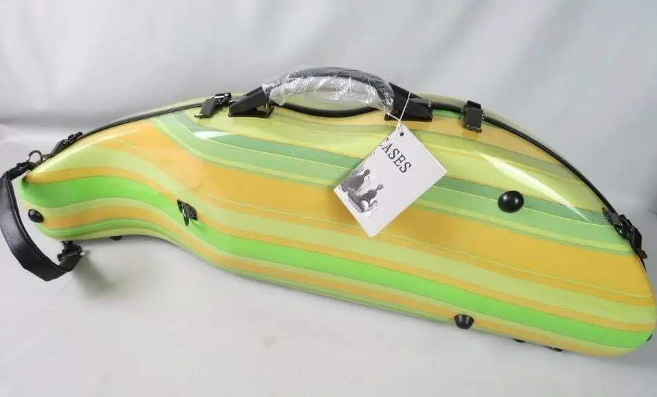 1pcs Rare model strong strengthen fibre violin case 4/4 with 2 hand shank