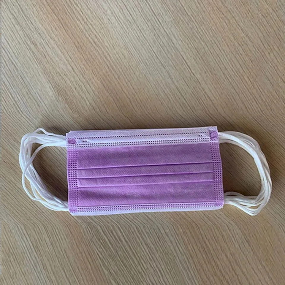50PCS Women Man Solid Mask Disposable Face Mask 3Ply Ear Loop Anti-PM2.5 Mask, image 4