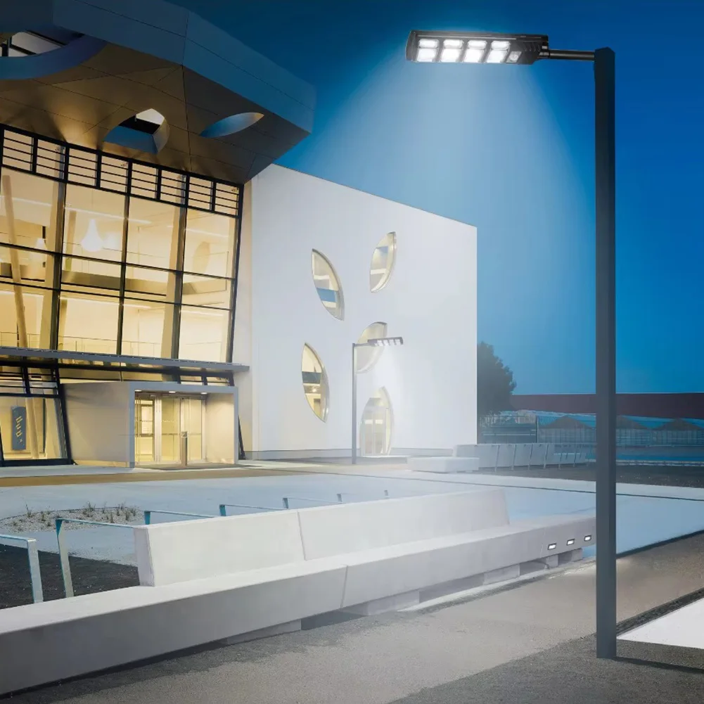 Solar Powered Outdoor Wall Lantern IP67 Waterproof Motion Sensor LED Induction Lamp Security Street Light for Parking Lot Garage