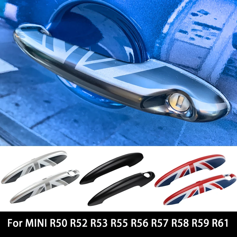 For MINI One Cooper S JCW R50 R52 R53 R55 R56 R57 R58 R59 R61 Exterior Door Handle Cover Trim Car Accessories