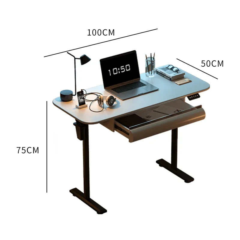 

YY Household Study Desk Simple Office Adjustable Automatic Computer Workbench