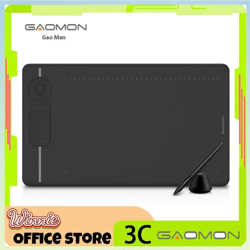 

GAOMON M6 digital board 5080LPI computer graphics board compatible with iPad mobile phone PS CSP SAI PR AI graphics board