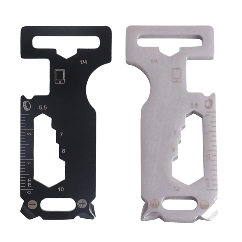 

Outdoor Survival Pocket Tool Multitool Card Credit Card Size Cycling Tool Card