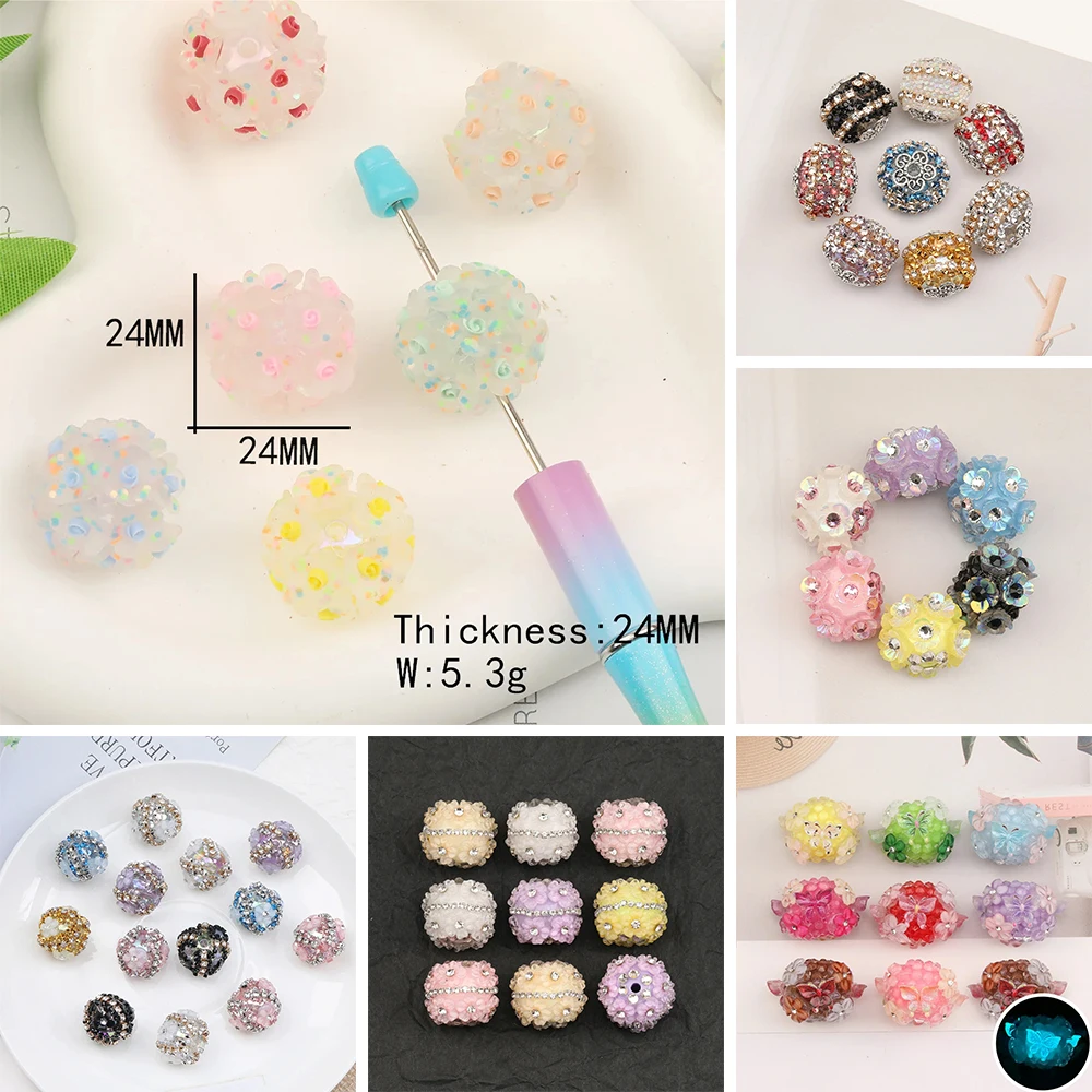 

Cordial Design 30Pcs DIY Fancy Beads/Hand Made/Rhinestone Effect/Butterfly Shape/Acrylic Bead/Jewelry Findings & Components