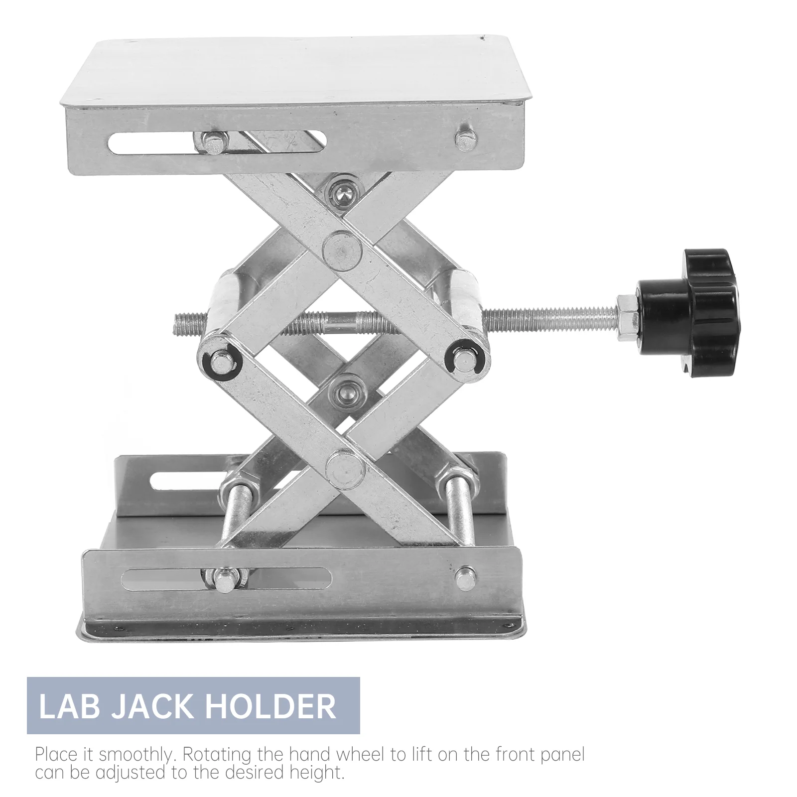 Scientific Scissor Lifting Jack Platform Lifter Laboratory Table Desk Lift Stainless Steel