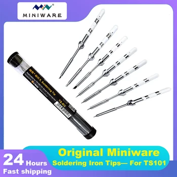 1pc TS101/TS100 납땜 인두 팁 교체 다양한 팁 모델 전기 납땜 인두 팁 K KU I D24 BC2 C4 C1 JL02