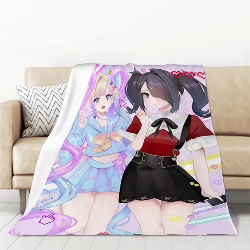 

Soft Plaid Throw Blanket with Print for Sofa Decor King Size Perfect for Game Night or Cozy Evenings at Home