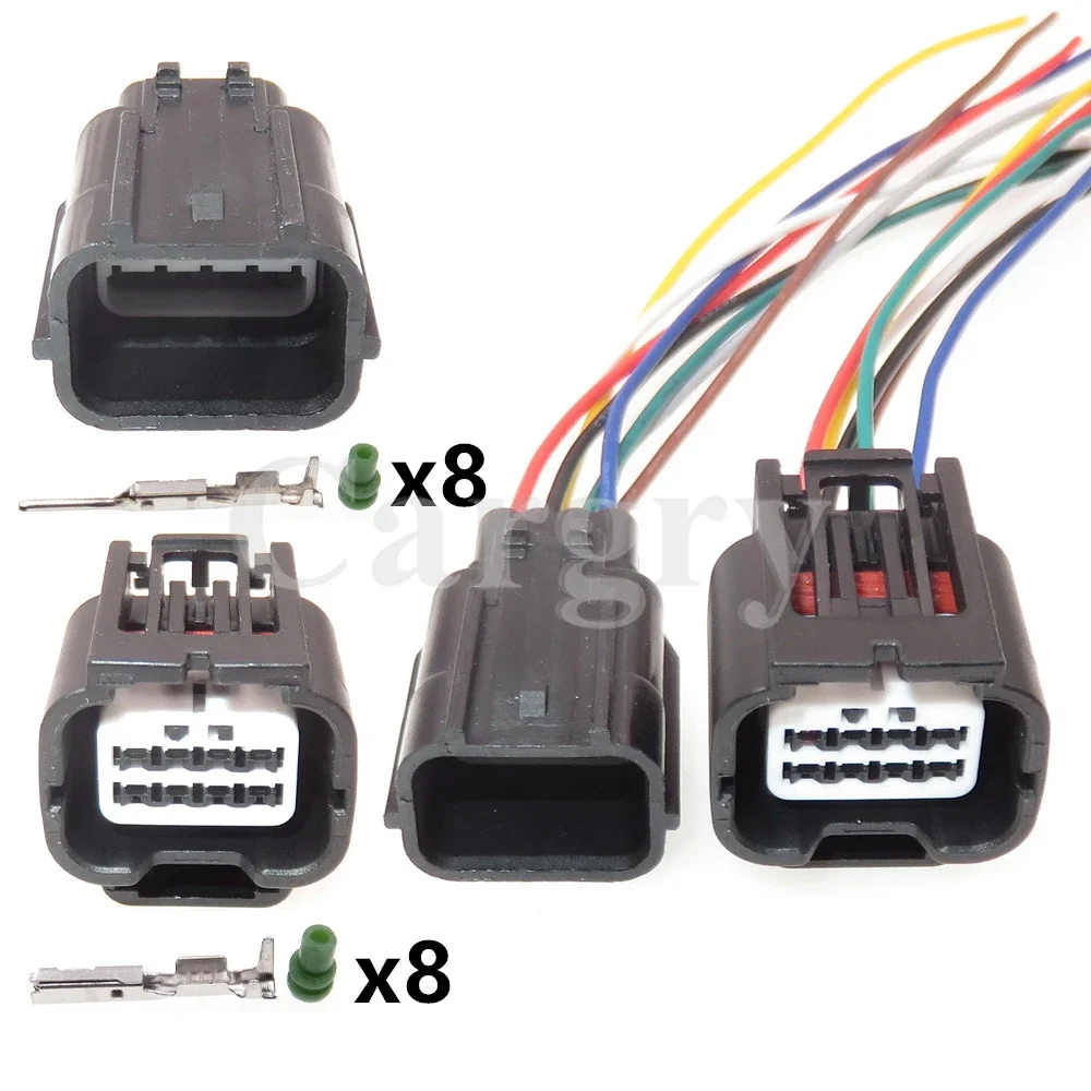 

1 Set 8P 7283-2148-30 Car Headlight Connector 7282-2148-30 AC Assembly Auto Radar Wiring Terminal Sealed Socket
