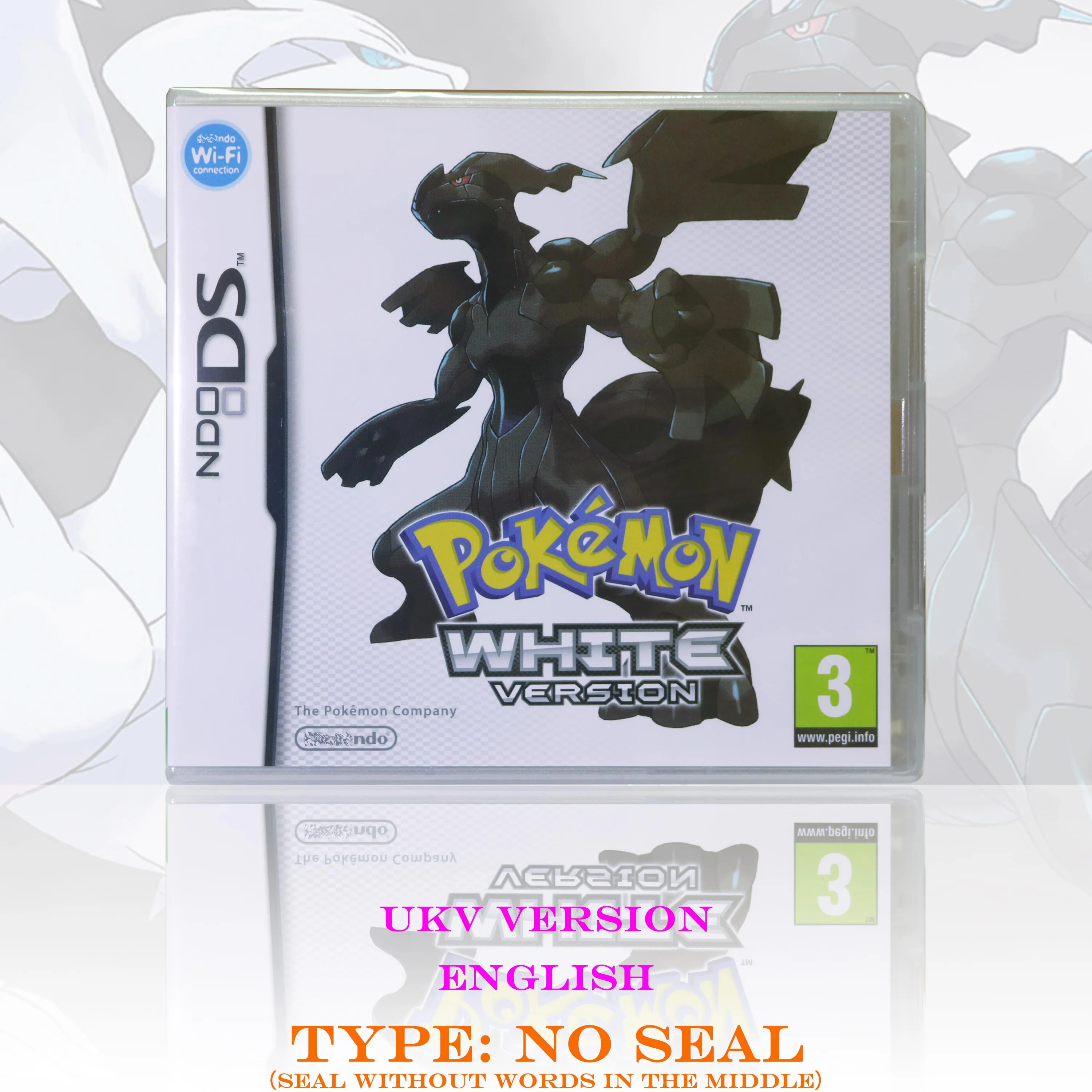 UKV Versie Pokémon Platinum Zwart Wit Nieuwe Verzegelde Verpakking Met Doos en Handleidingen DS Videogame Cartridge Voor DS 2DS 3DS Console