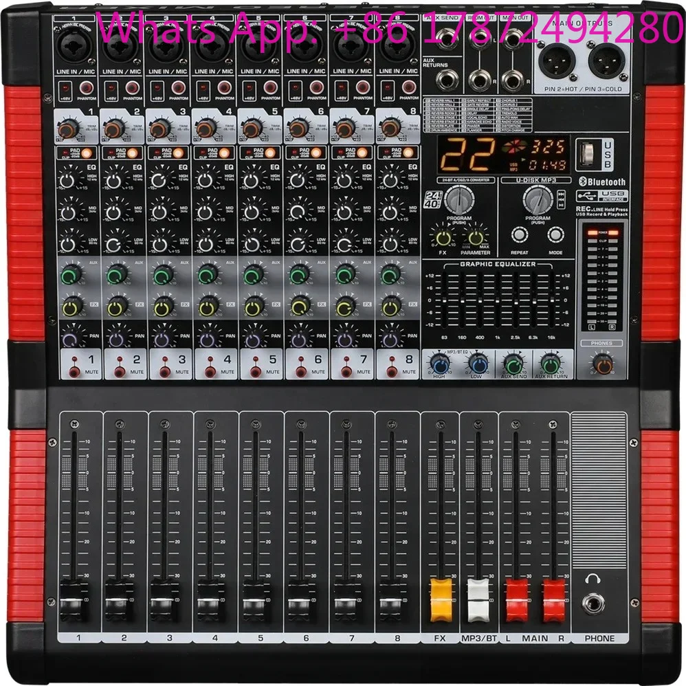 MG X-12MP3 12V Professional Ultra-Thin Mix Battery-Powered Mixer Amplifier