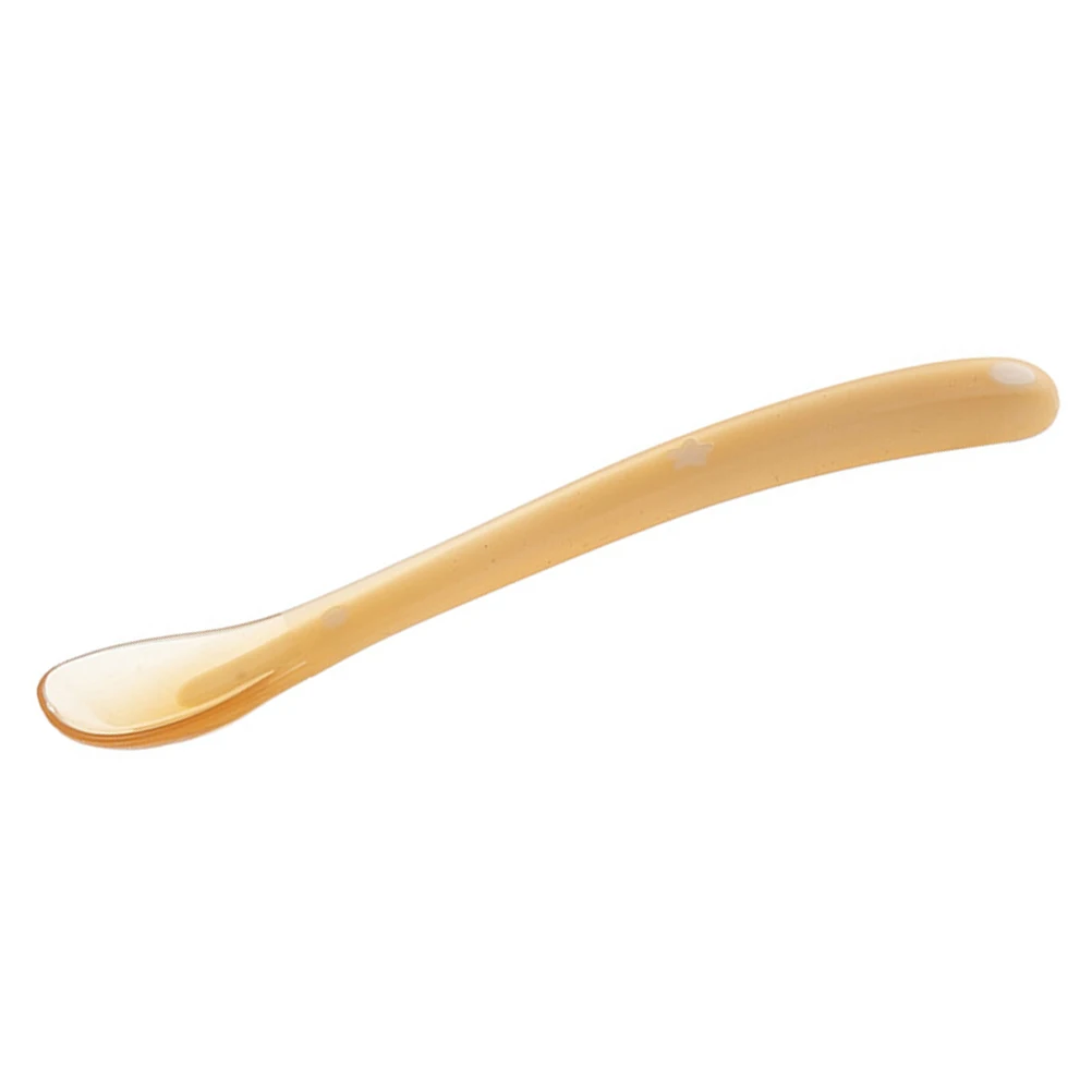 

Silicone Soft Baby Feeding Tableware First Stage Toddler Safe Chew Easy Clean Ergonomic Design Infant Spoon Baby Food Spoon