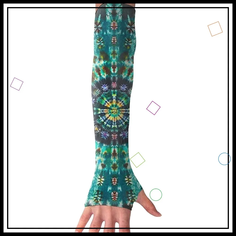 UV Sun Protection Arm Sleeves for Women, Thorn Proof Cooling Gardening Sleeves - 1 Pair