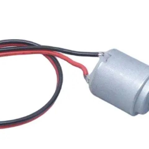 DC12V Mini Vibration Motor, Carbon Brush, Cable Included, for Frog Feeding Device & Massage Tools, Compact & Reliable.