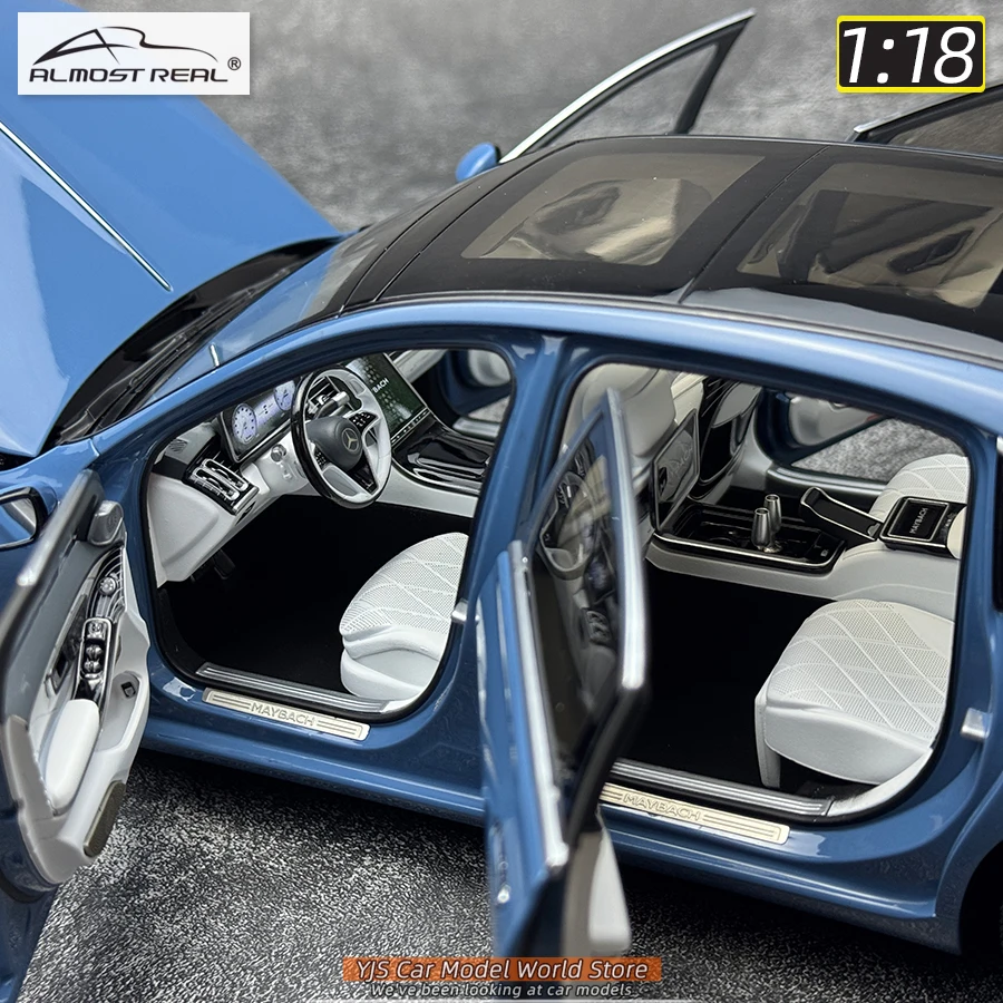 Almost Real Diecast  model 1/18  S-Class 2021  car model Metal send friends send leaders birthday presents