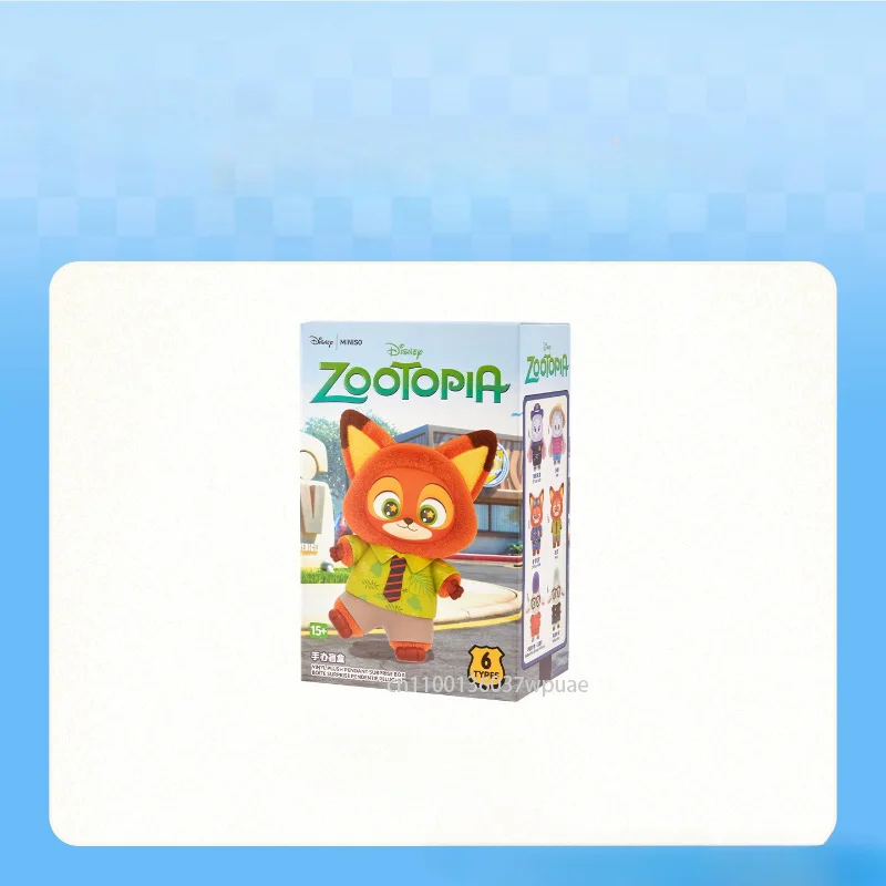 MINISO Zootopia Vinyl Character Blind Box - Adorable Cartoon Pendant/Doll, Perfect Mystery Gift