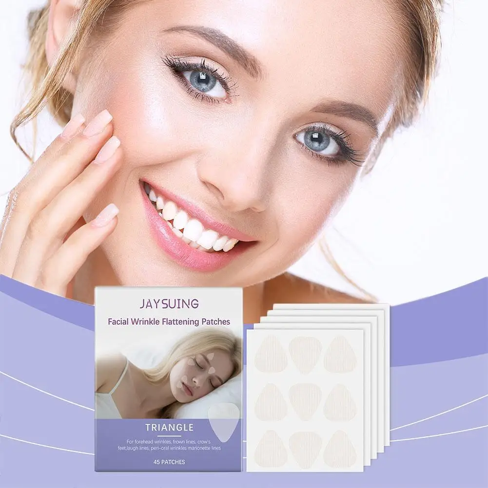 

Facial Wrinkle Remover Pad Reusable Medical Grade Silicone Nasolabial Folds Anti-aging Mask Prevent Wrinkle Skin Lifting Patches