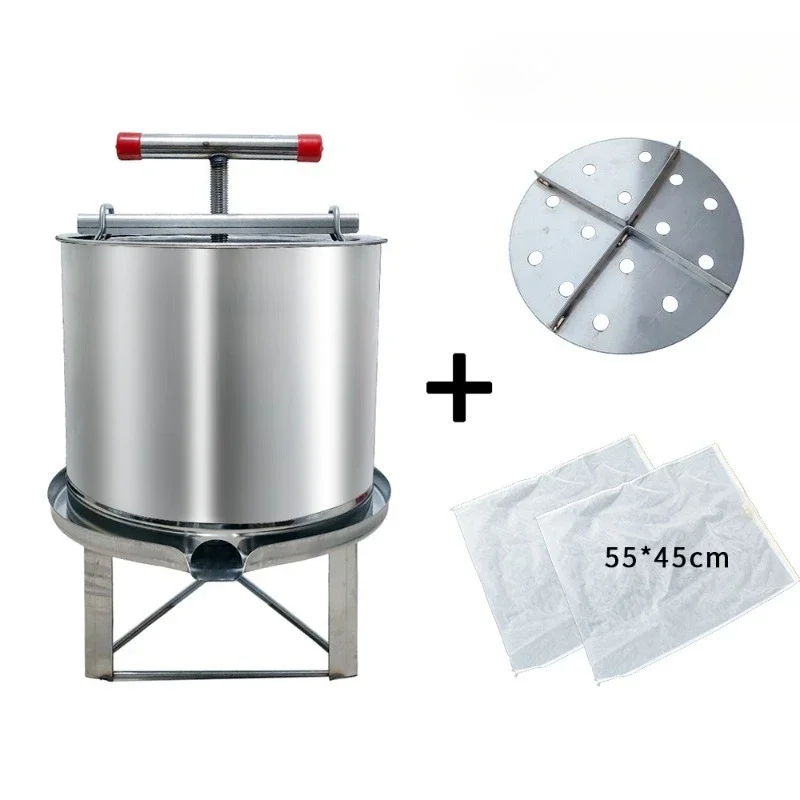Splash-proof cover honey press, small household manual honey press