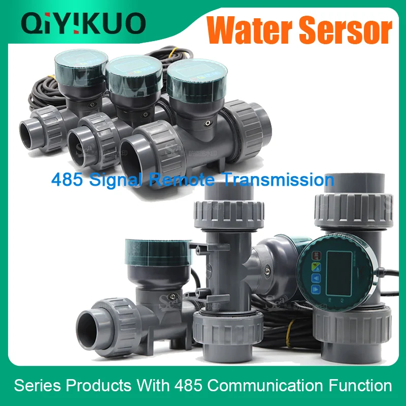 Digital Water Meter Sewage Pipeline Agricultural and Forestry Irrigation Large Pipe Flow Sensor Acid and Alkali Resistant RS485