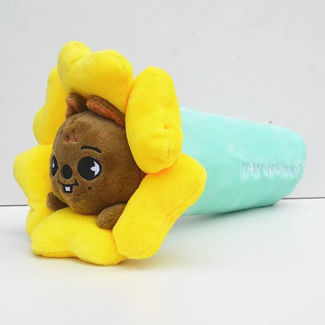 En stock: Nuevo monedero de dibujos animados Stray Kids, bolsa de almacenamiento, juguete de peluche Skzoo, estuche de flores, lindo accesorio, regalo de cumpleaños para niños.
