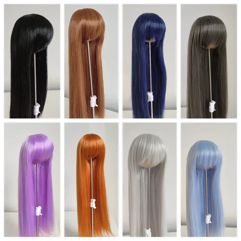 топ 12 20 см парик для куклы - №10