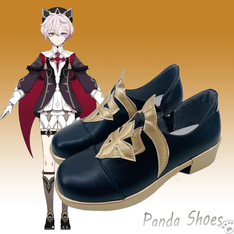 

Genshinimpact Montaglia Symphony Cosplay Shoes Anime Game Cos Comic Cosplay Costume Prop Shoes for Con Halloween Party