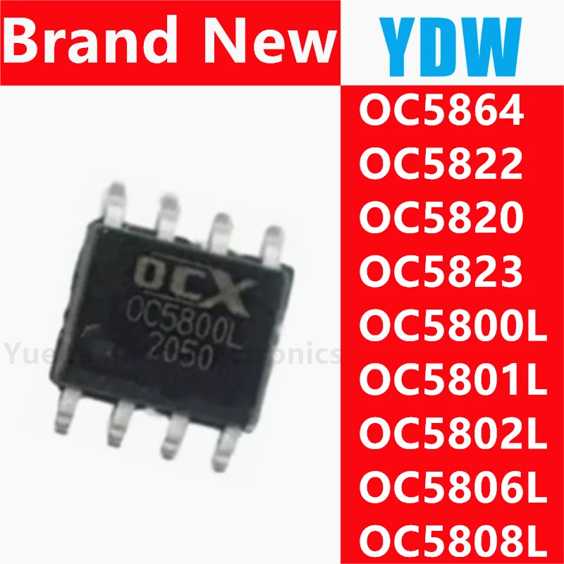 

OC5864 OC5822 OC5820 OC5823 OC5800L OC5801L OC5802L OC5806L OC5808L SOP8, 10 шт.