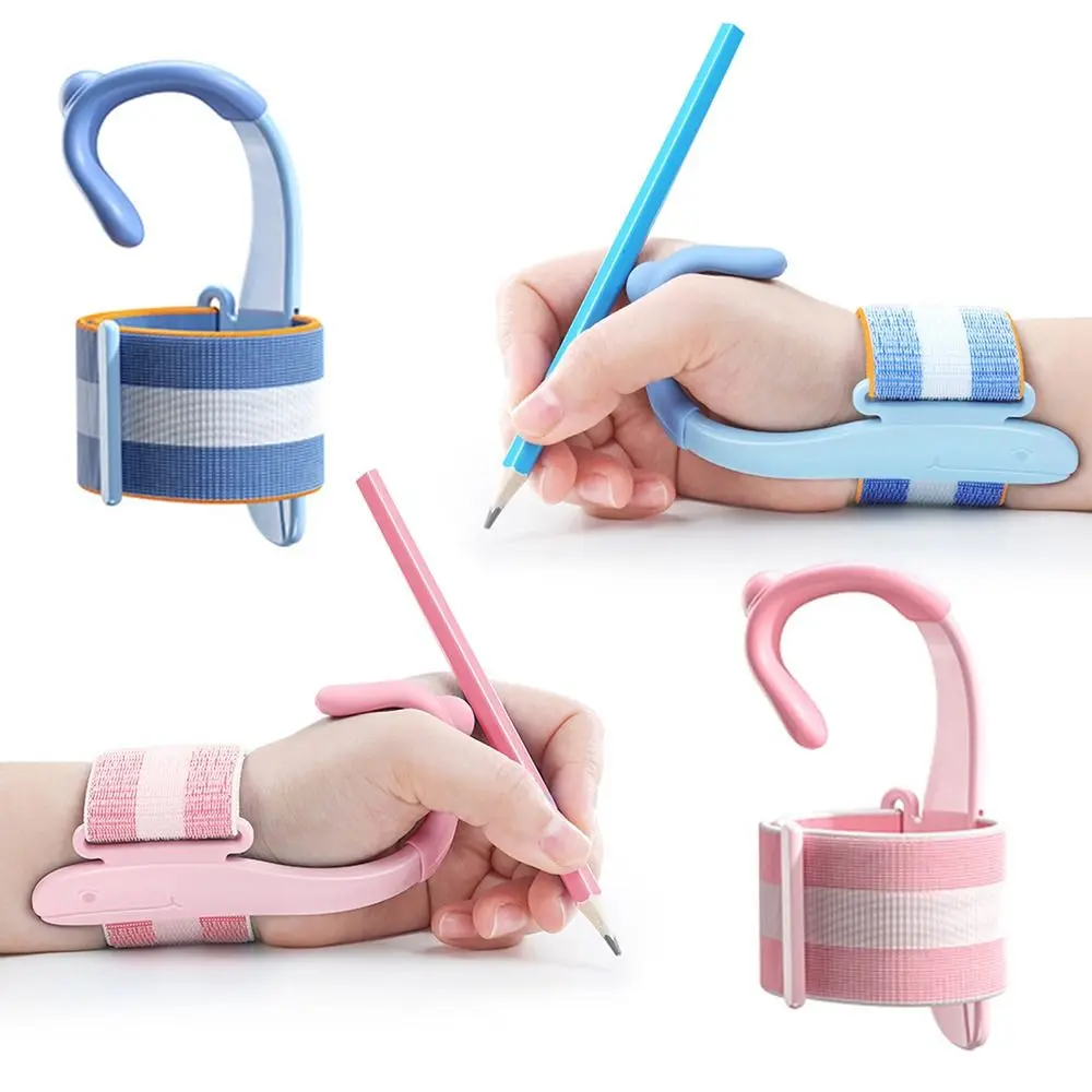 escrita infantil correcao de postura lapis segurando correcao de postura anti hook wrist aid handwriting brace tool 01