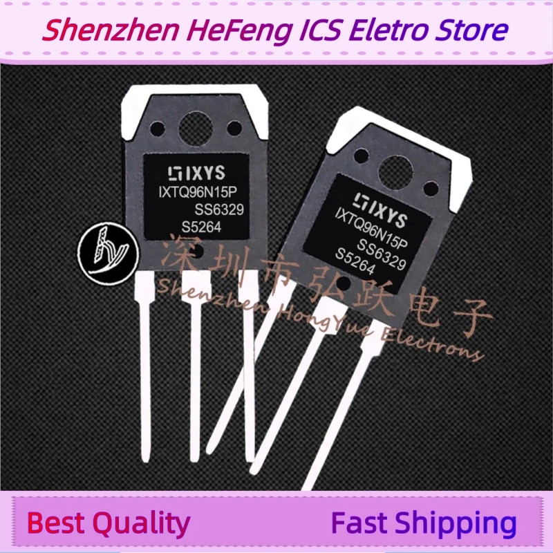 10PCS -20PCS IXTQ96N15P  TO-3P 150V 96A MOS  Fast Shipping Quality Guarantee