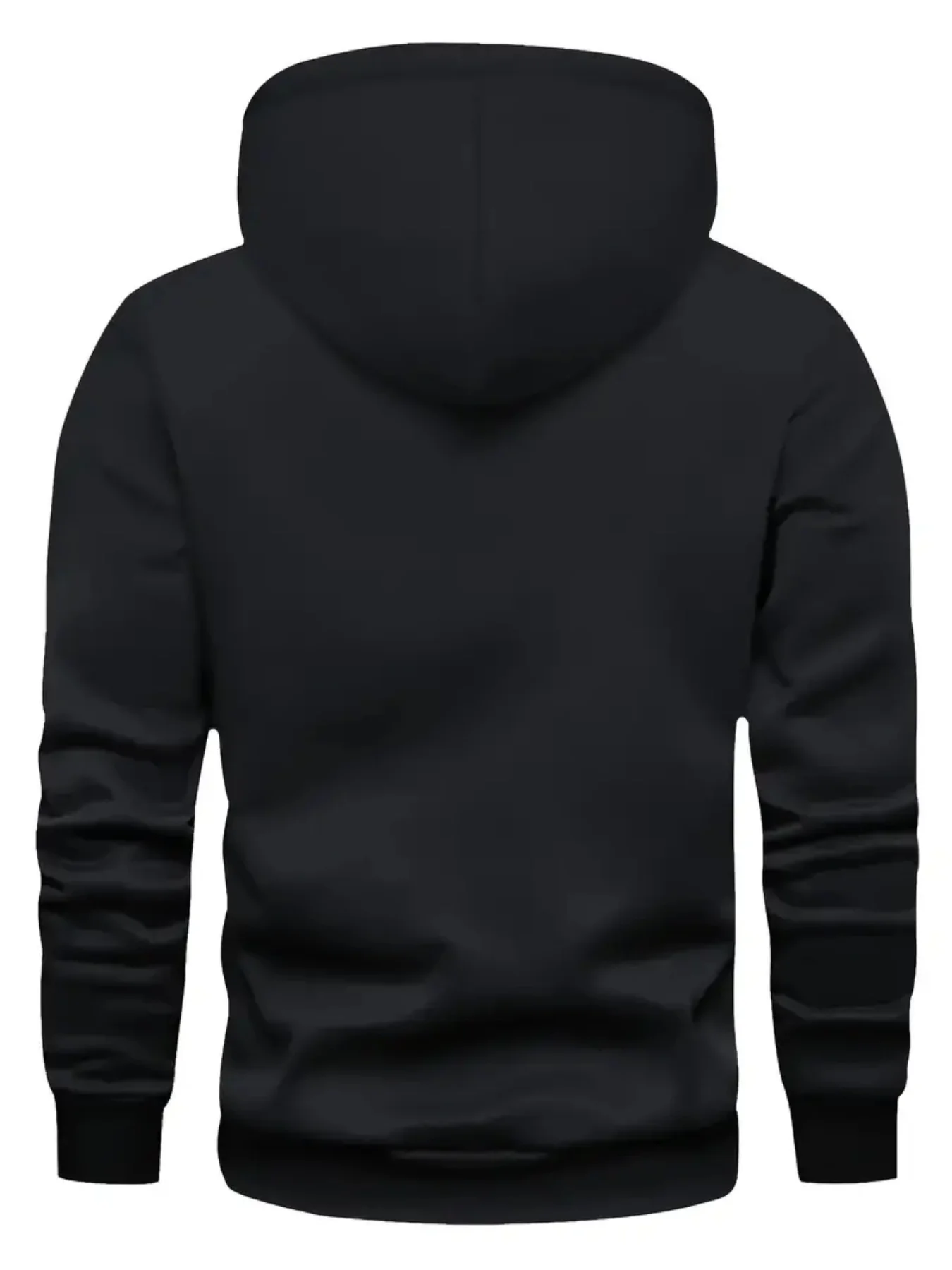 Patriotic USA Security Hoodie for Men American Flag Black Casual Pullover Hooded Sweatshirt Hip Hop Streetwear Top