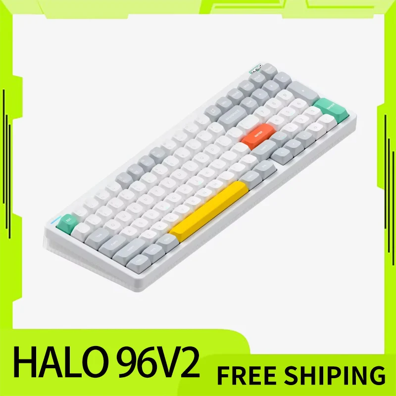 

Nuphy Halo96 V2 Mechanical Keyboard Low Profile Wireless Bluetooth 3 Mode Halo 96 Type-C Hot Swap Gasket Office Gaming Keyboards