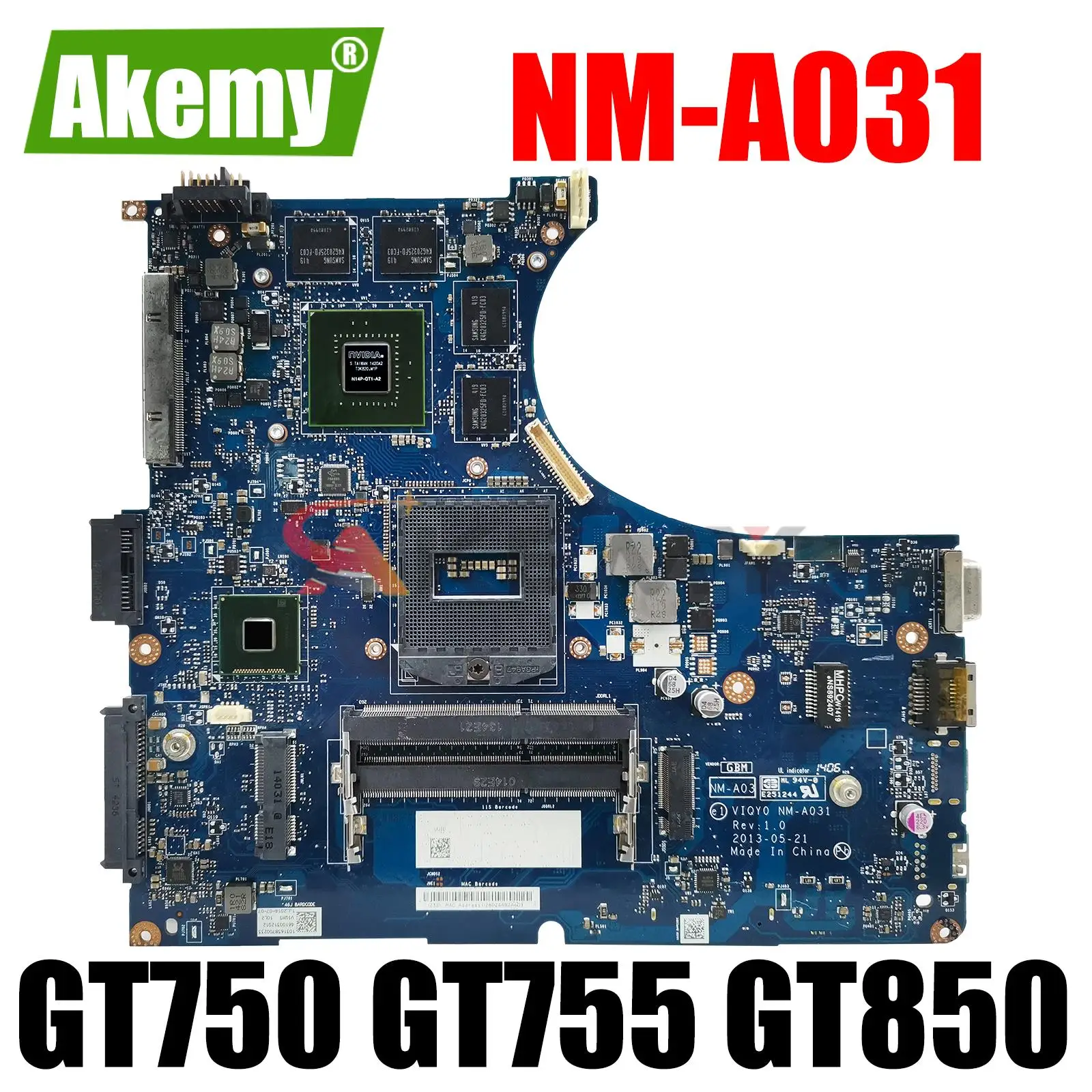 

NM-A031 Notebook Mainboard For Lenovo Y410P Y430P Laptop Motherboard VIQY0 PGA947 HM87 GPU GT750 GT755 GT850 2GB 100% test work