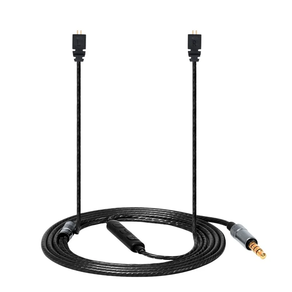 Premium-grade 3.5mm headphone extension cable with volume adjustment functionality and low-interference shielded construction