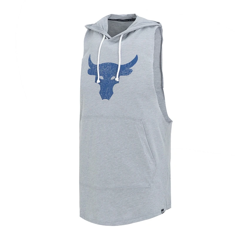 

Under Armor Men's Bsr Sports Vest Running Training Fitness Wear Quick-Drying Breathable Hooded Sleeveless T-Shirt 1376939-035
