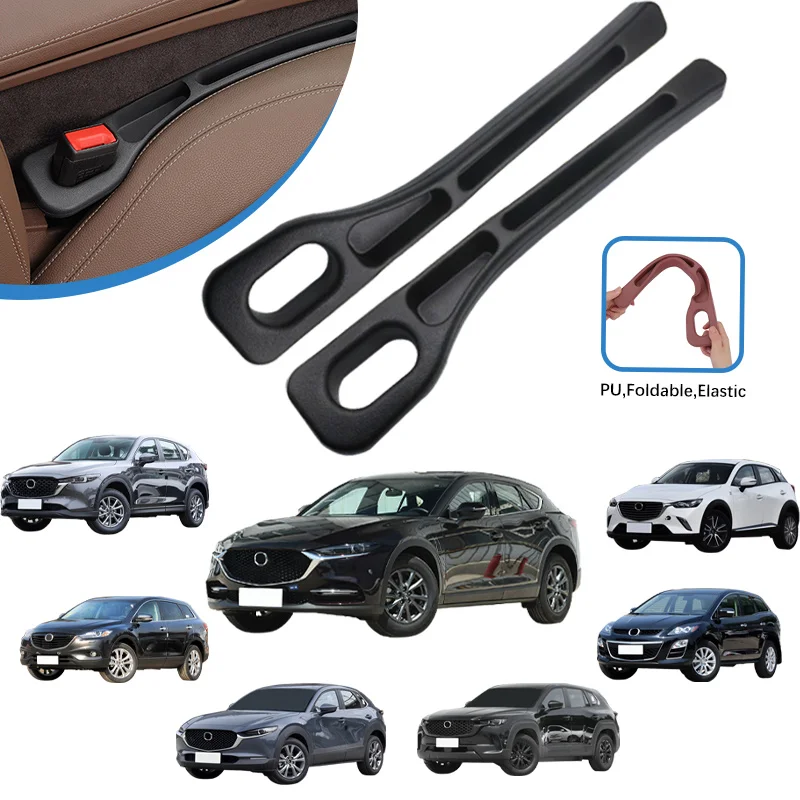 Car Seat Gap Leak-proof Storage Plug Strip For Mazda 8 CX90 CX50 CX30 CX9 CX5 Car Seat Gap Filler Organizer Interior Accessories