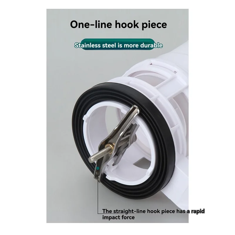 A03F-Bathroom Squatting Toilet Tank Drainage Accessories 16Cm 3Inch Toilet Cistern Dual Flush Valve