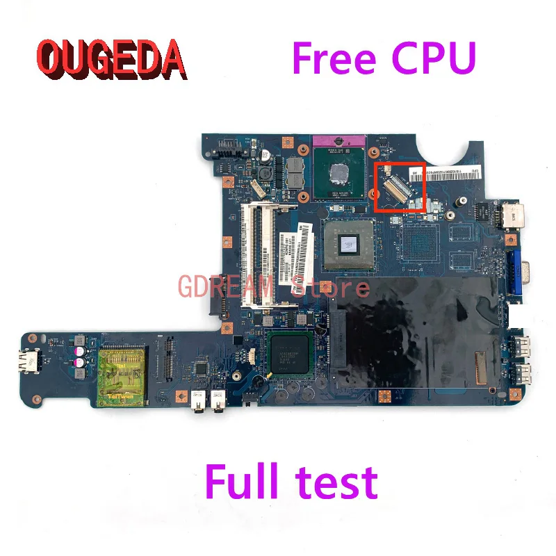 

OUGEDA KIWA5 LA-5081P Rev 1.0 11S102000 Laptpo motherboard For lenovo 3000 G450 GL40 DDR3 HD graphics main board full test