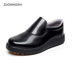 Work & Safety Kitchen Anti-skid Shoes Breathable Men Ankle Chef Shoes Anti-skid Waterproof Anti-oil Comfortable Wear-resistant