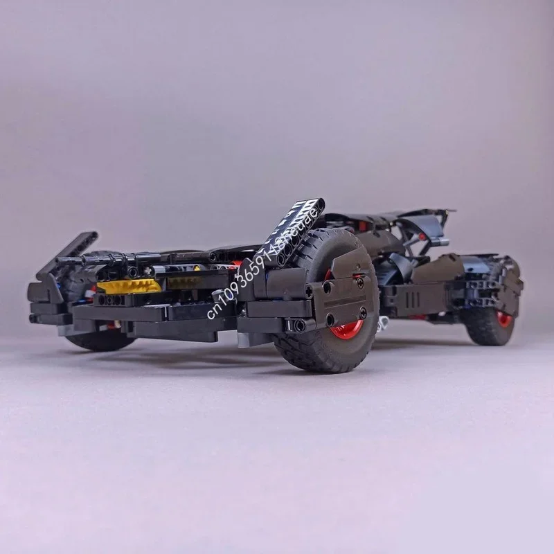 897pcs MOC BvS Batmobile Technical Model Building Blocks Construction Assemble Creative Idea Toys Brick Christmas Gifts Kids