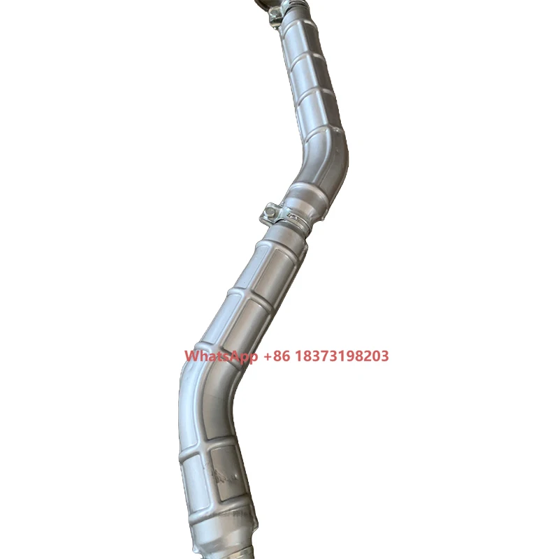 High Quality Universal Straight Muffler in New Condition Prevents Noise for Excelle Wheel Loader Excavator Engine Parts