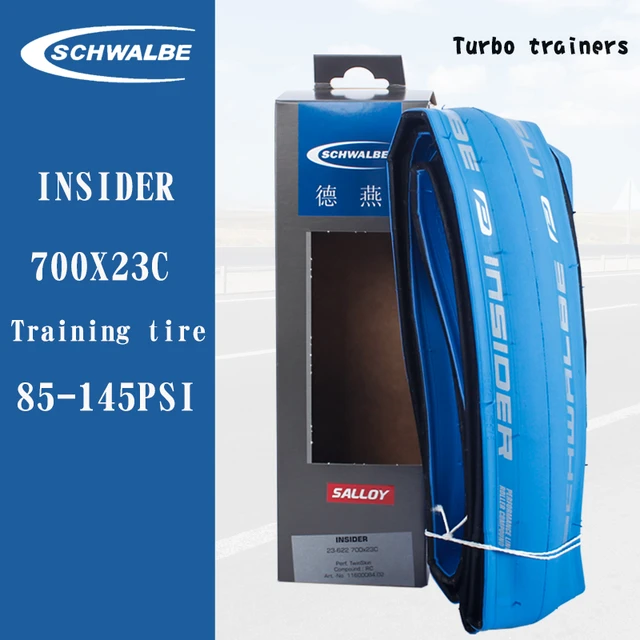 Schwalbe INSIDER 700C Specifically for turbo trainers tire 700 23C 700 35C Lightweight Blue Color Folding Tyre